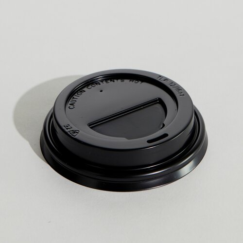 COFFEE LID 12OZ TRAVEL BLACK