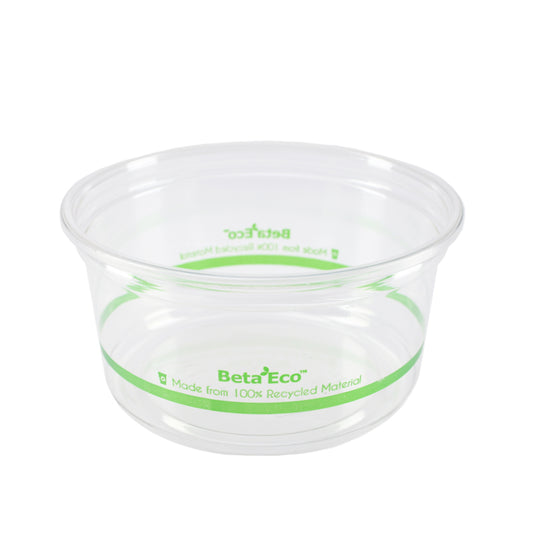 CLEAR ROUND RPET 12OZ DELI CONTAINER "GREEN"