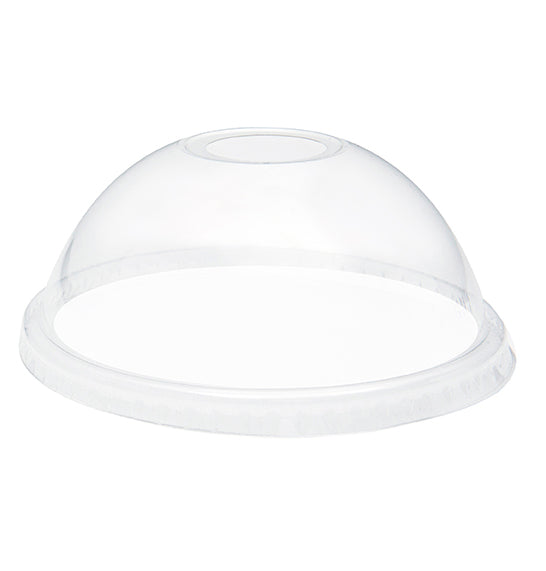 Dome Cup Lids 12-24oz - RPET Clear Plastic Cup Lids 98mm (1000 Pack)