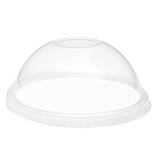 Dome Cup Lids 12-24oz - RPET Clear Plastic Cup Lids 98mm (1000 Pack)