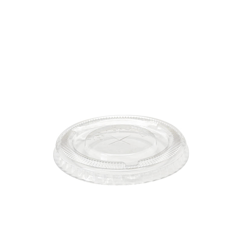 Flat Lid X-slot to Suit 12-24oz Cup - RPET Cup Lids 98mm (1000 Pack)