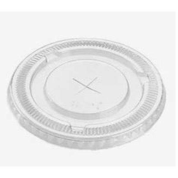 Milkshake Cup Lids with Straw Slot 16-24oz - 90mm Diameter (1000 Pack)