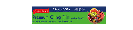 Cling Film 33cm x 600m - Commercial Food Wrap Roll