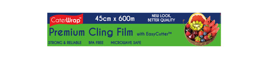 Cling Film 45cm x 600m - Commercial Food Wrap Roll