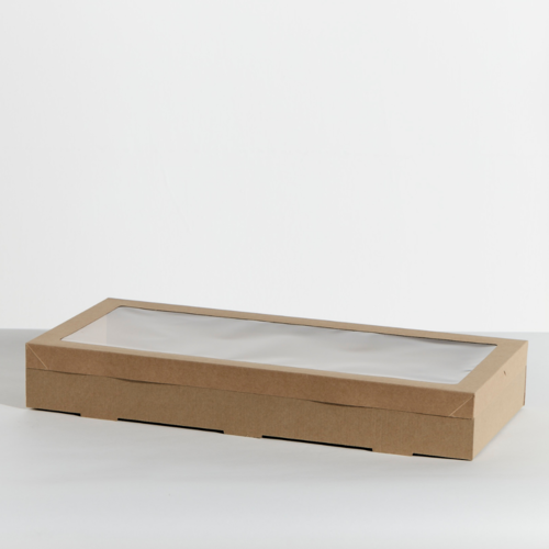 CATERING BOX LARGE TRAY 3 KRAFT
