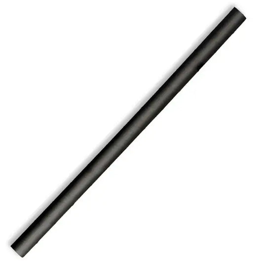 PAPER STRAW BLACK JUMBO
