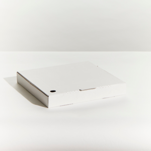 white pizza box