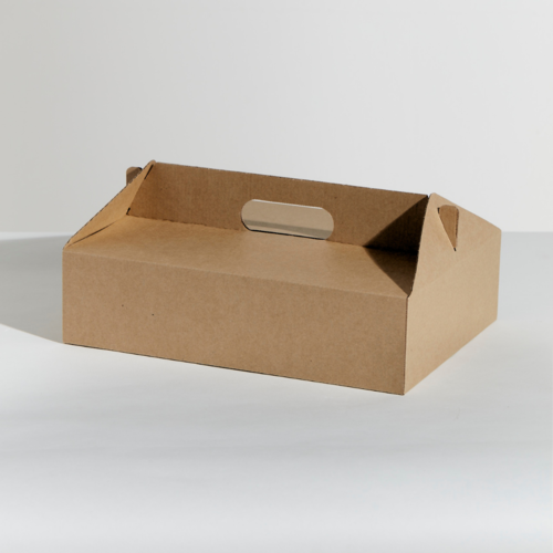 CARRY BOX 3 KRAFT PLAIN