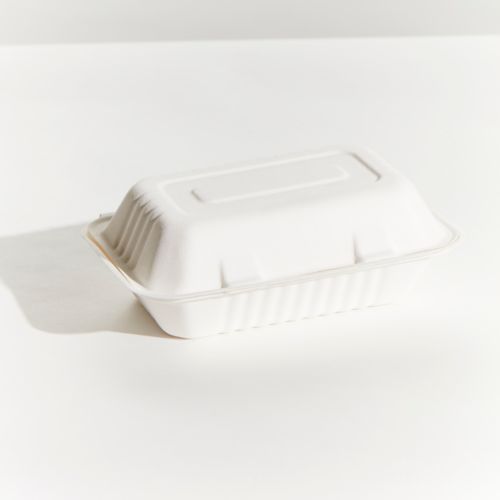 SNACK BOX LARGE SUGARCANE WHITE