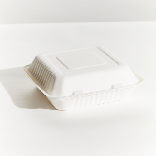 DINNER BOX LARGE SUGARCANE WHITE