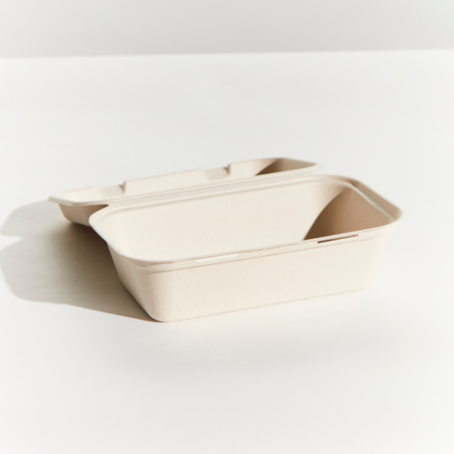 SNACK BOX LARGE SUGARCANE NATURAL