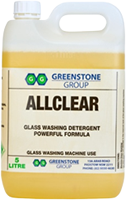 All Clear glass washing detergent