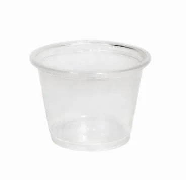 Clear sauce container plastic