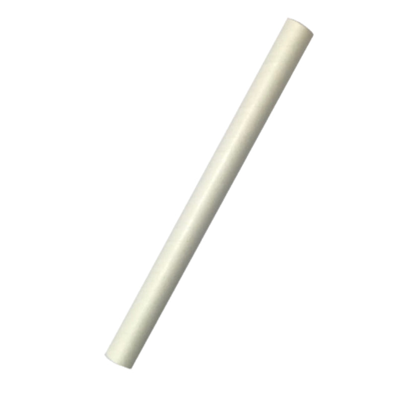 Paper Straws White Jumbo 10mm x 197mm - Eco-Friendly Biodegradable Straws (2500 Pack)