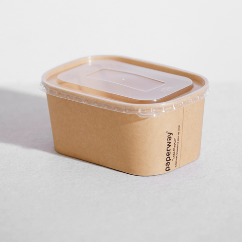 RECTANGLE KRAFT PAPERWAY MEAL CONTAINER 1090ML