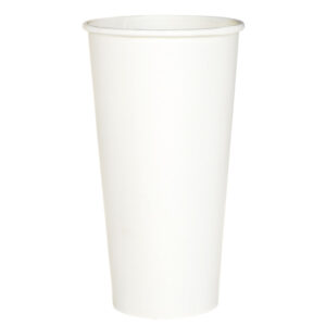 Coffee Cups 20oz Single Wall White - Paper Hot Drink Cups (1000 Pack)