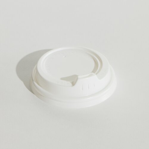 COFFEE LID 12OZ SIPPER WHITE