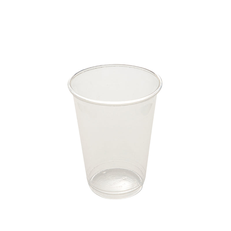 Clear Plastic Cups 12oz/14oz (360/420ml) RPET - Eco-Friendly Cups (1000 Pack)