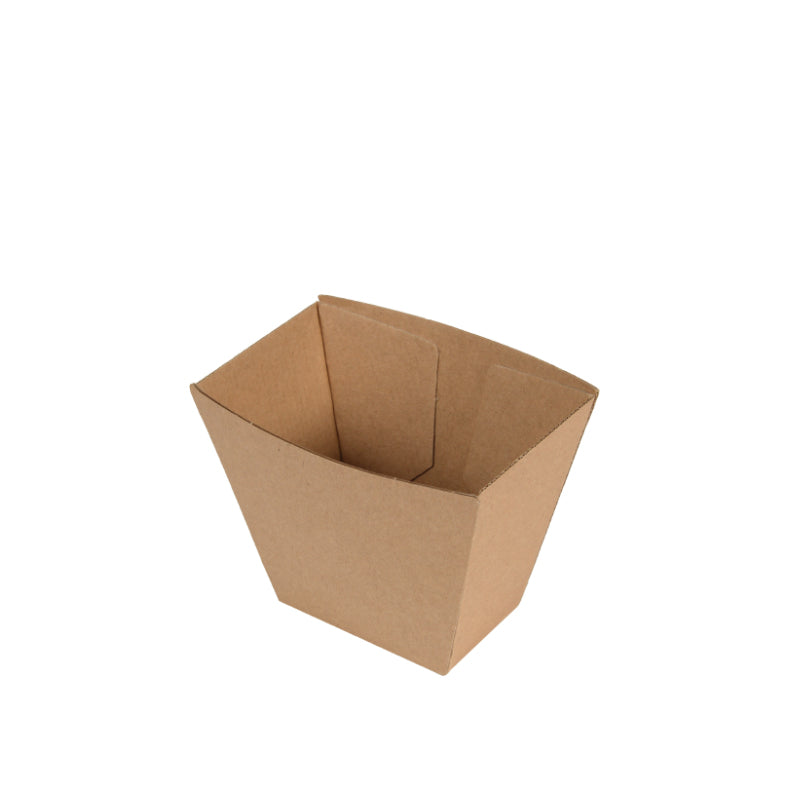 Chip Cups Kraft - Paper Food Containers 70x45x90mm (500 Pack)