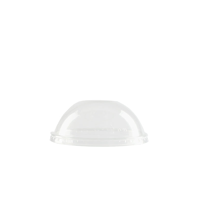 Clear dome-shaped lid