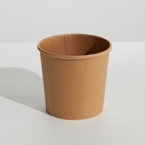 Kraft Food Containers 26oz with Lids - Round Takeaway Containers (250 Pack)