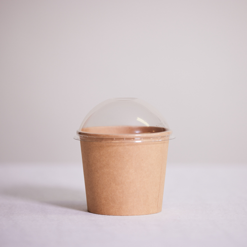 DOME LID RPET TO SUIT 400/600ML PAPERWAY ROUND CONTAINERS