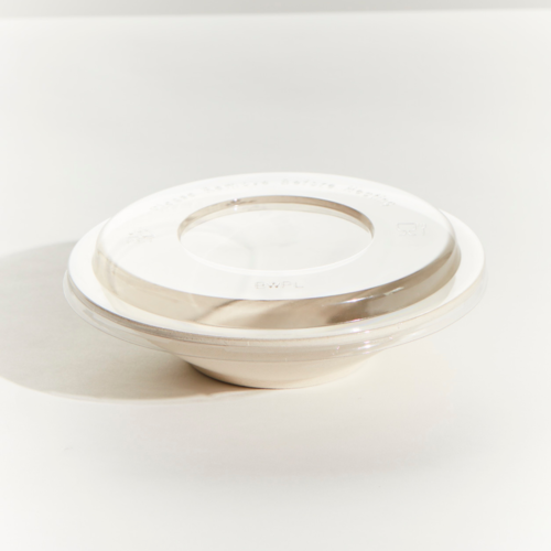 Sugarcane Bowl Lids 24/32/40oz - PET Lids for Eco Bowls (400 Pack)