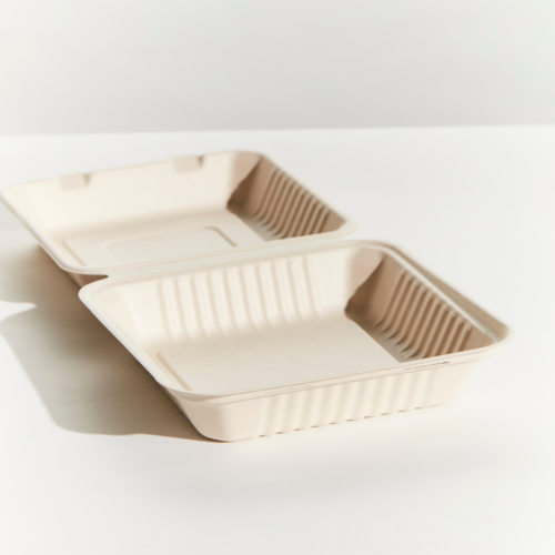 DINNER BOX LARGE SUGARCANE NATURAL