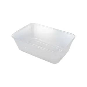 Rectangular Plastic Containers 650ml - PP Food Storage Containers (500 Pack)
