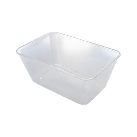 Rectangular Freezer Containers 1000ml - Freezer Grade PP Plastic Containers (500 Pack)