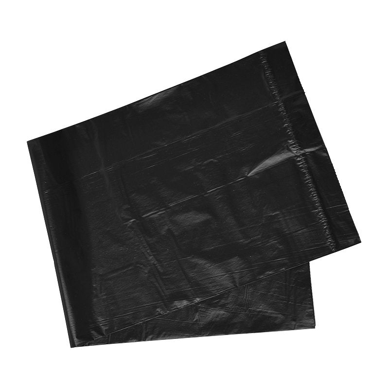 black garbage bag