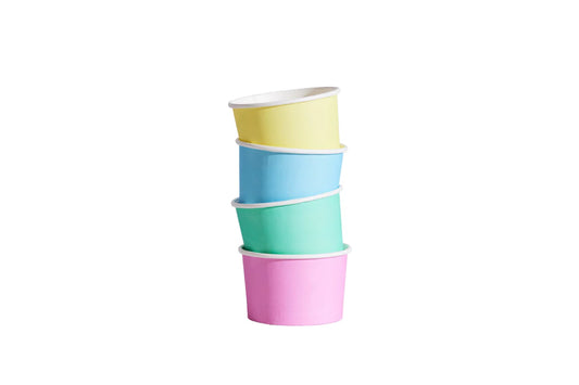 pastel ice-cream cups